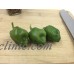 Fake Plastic GREEN HABANERO PEPPERS Realistic Faux Food Vegetable Display Decor   263799960045